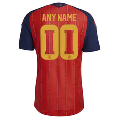 Spain National Team FIFA x World Cup 2026 Home On Field Custom Jersey