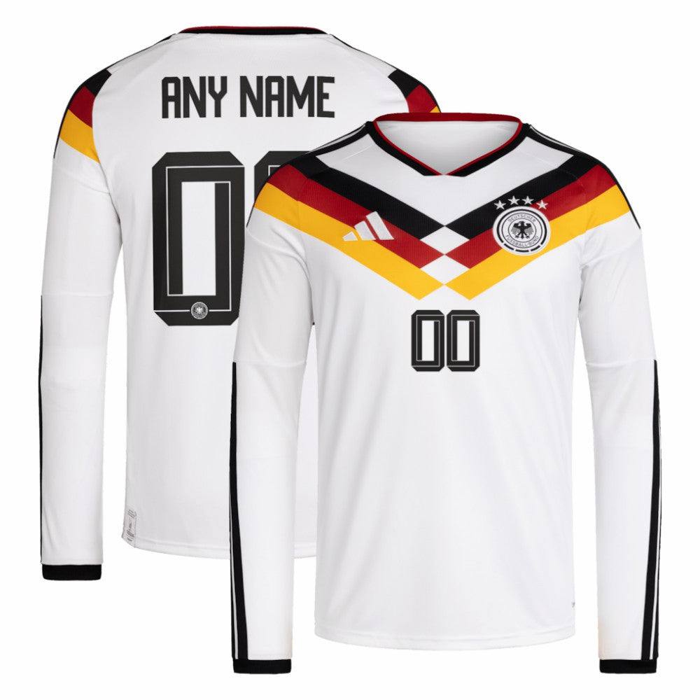 Germany National Team FIFA x World Cup 2026 Home Replica Long Sleeve Custom Jersey
