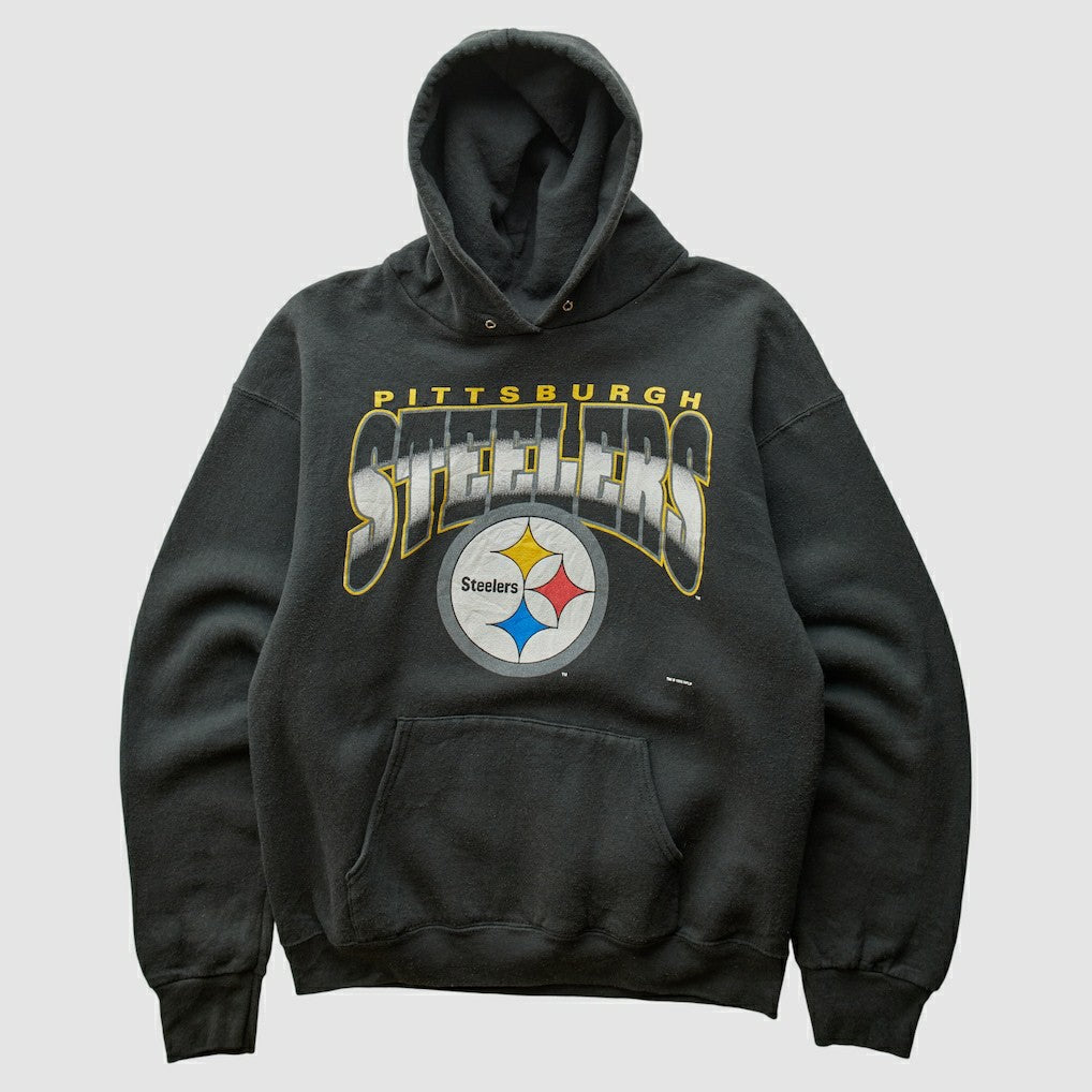 Pittsburgh Steelers 90s Hooded Pullover Sweatshirt | NFL Outlet