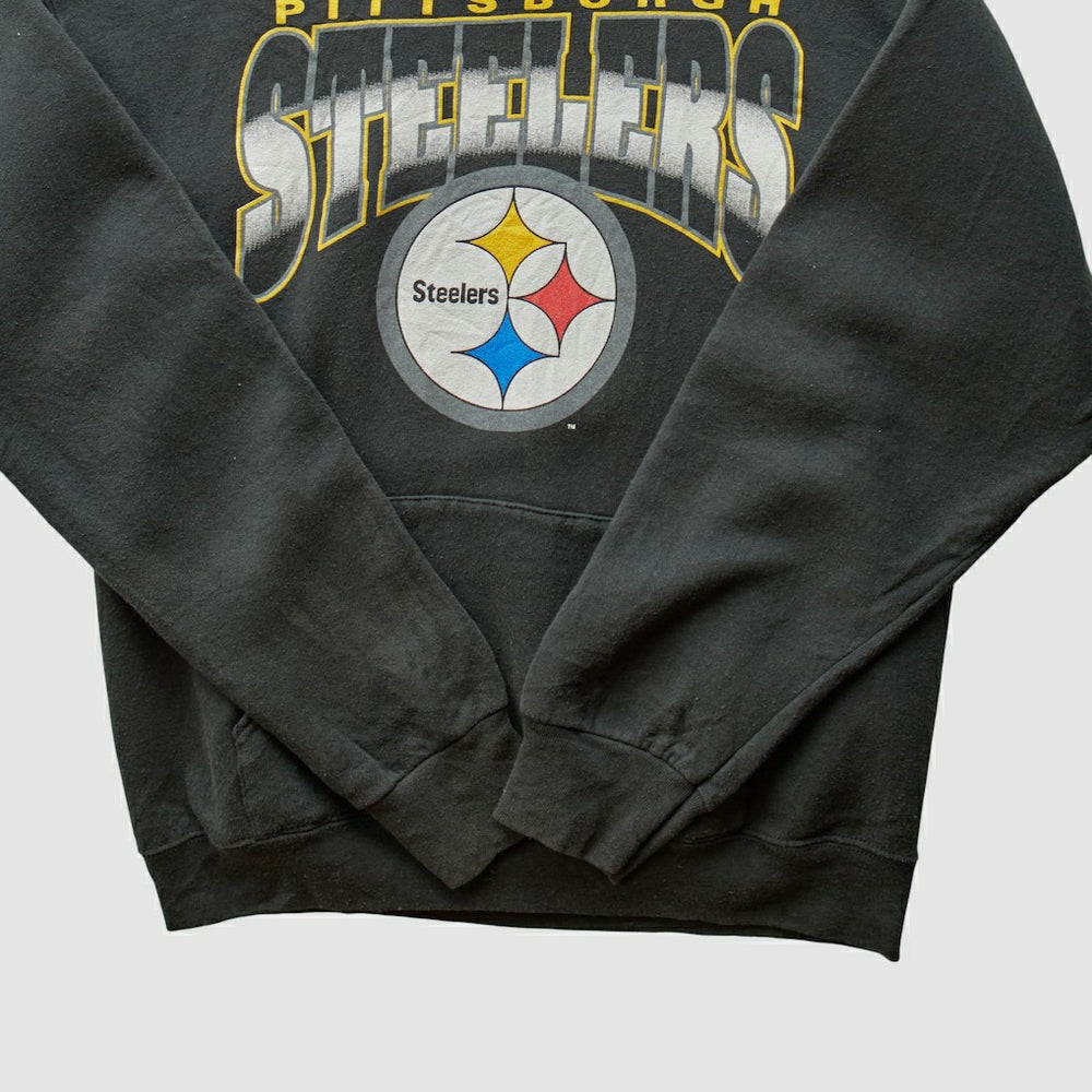 Pittsburgh Steelers 90s Hooded Pullover Sweatshirt | NFL Outlet