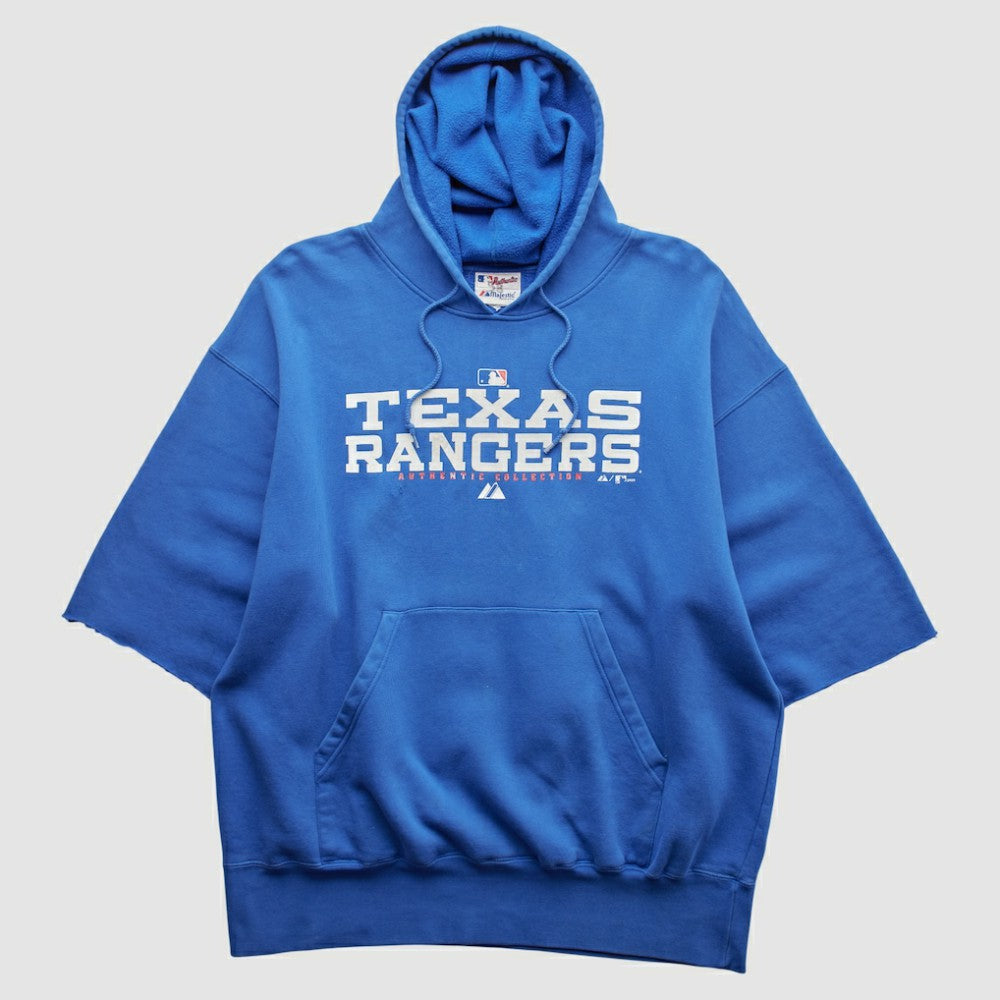 Texas Rangers Majestic 2000s Hooded Pullover Sweatshirt - MLB Pullover