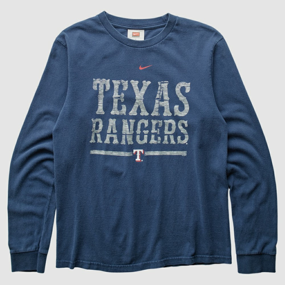 Texas Rangers Nike 2000s Long Sleeve T-shirt - MLB T-shirts