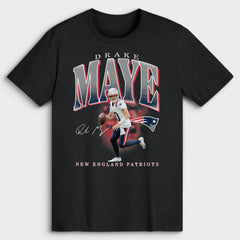 New England Patriots Drake Maye  Big & Tall Player Hype T-Shirt | NFL Sale