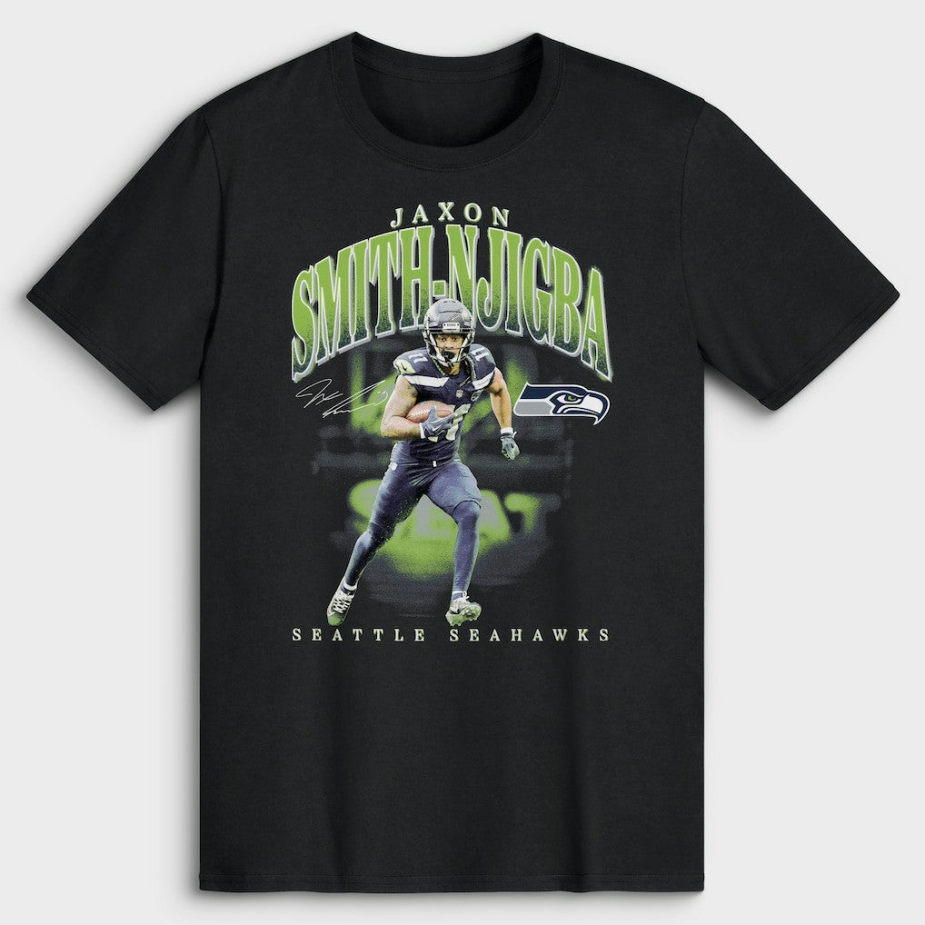 Seattle Seahawks Jaxon Smith-Njigba  Big & Tall Player Hype T-Shirt | NFL Hot
