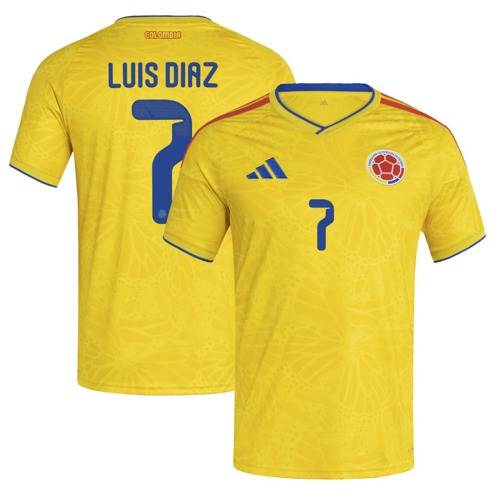 Luis Diaz Colombia National Team 2026 Home Replica Jersey