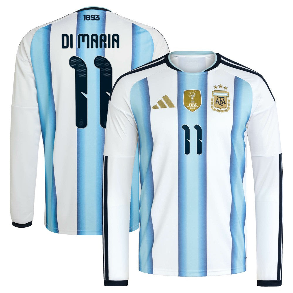 Angel Di Maria Argentina National Team 2026 Home Replica Long Sleeve Jersey
