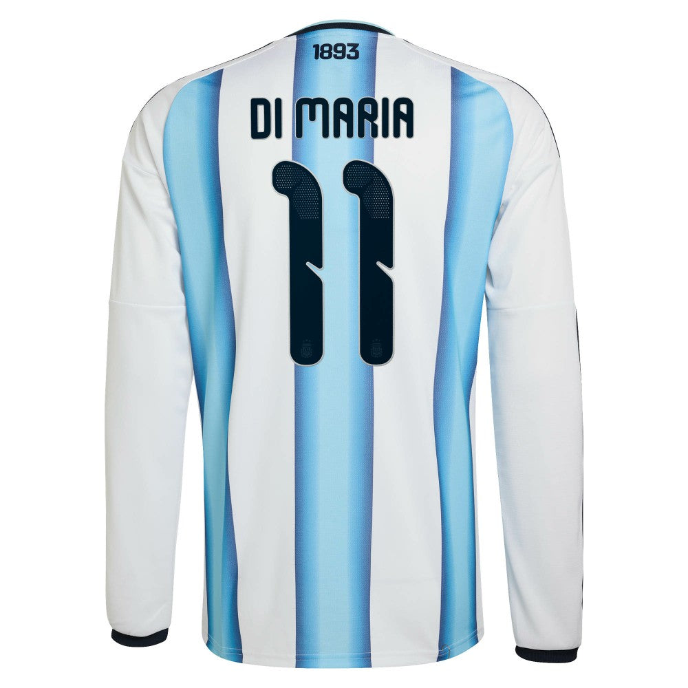 Angel Di Maria Argentina National Team 2026 Home Replica Long Sleeve Jersey