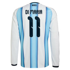 Angel Di Maria Argentina National Team 2026 Home Replica Long Sleeve Jersey