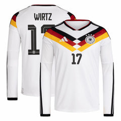 Florian Wirtz Germany National Team 2026 Home Replica Long Sleeve Jersey