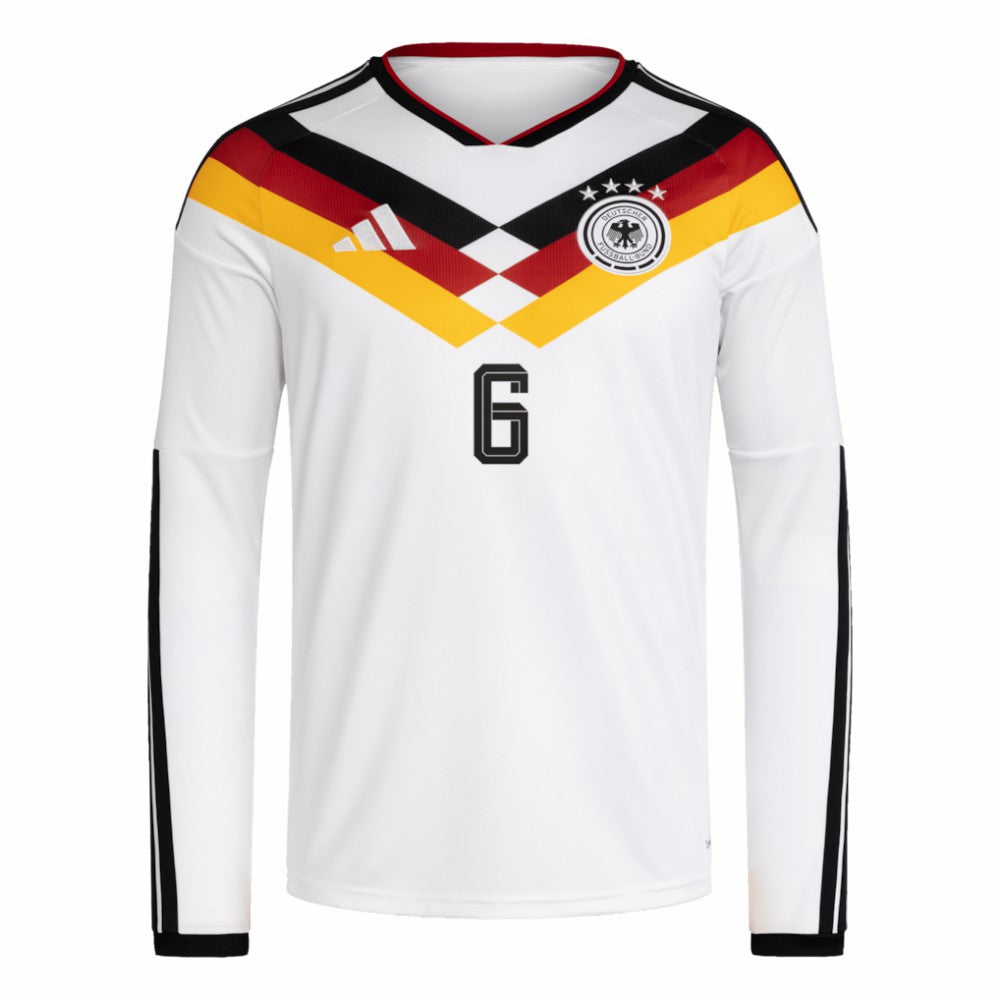 Joshua Kimmich Germany National Team 2026 Home Replica Long Sleeve Jersey
