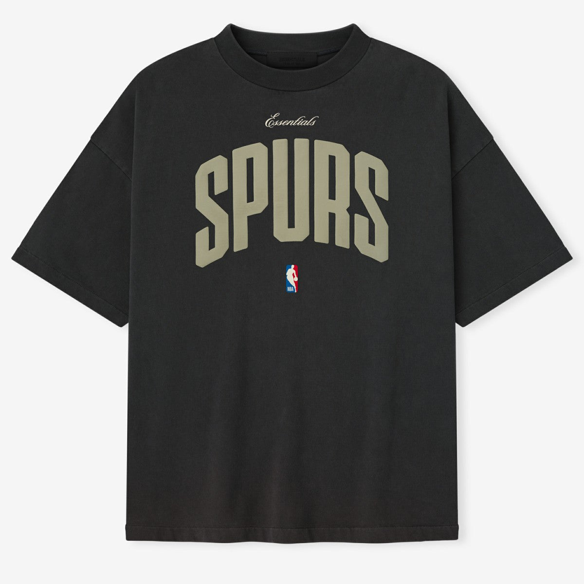 Black San Antonio Spurs Fear of God x NBA Unisex 90's T-Shirt | NBA