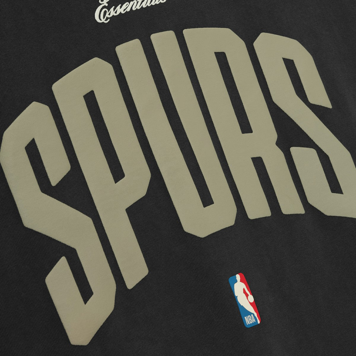 Black San Antonio Spurs Fear of God x NBA Unisex 90's T-Shirt | NBA