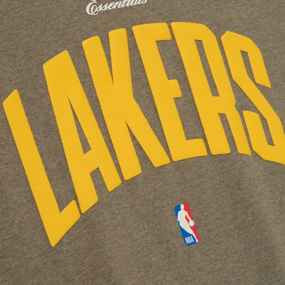 Heather Gray Los Angeles Lakers Fear of God x NBA Unisex 90's T-Shirt | NBA