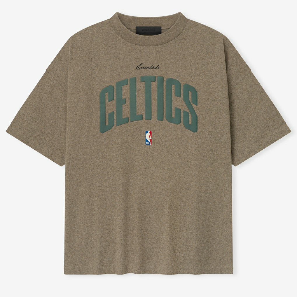 Heather Gray Boston Celtics Fear of God x NBA Unisex 90's T-Shirt | NBA