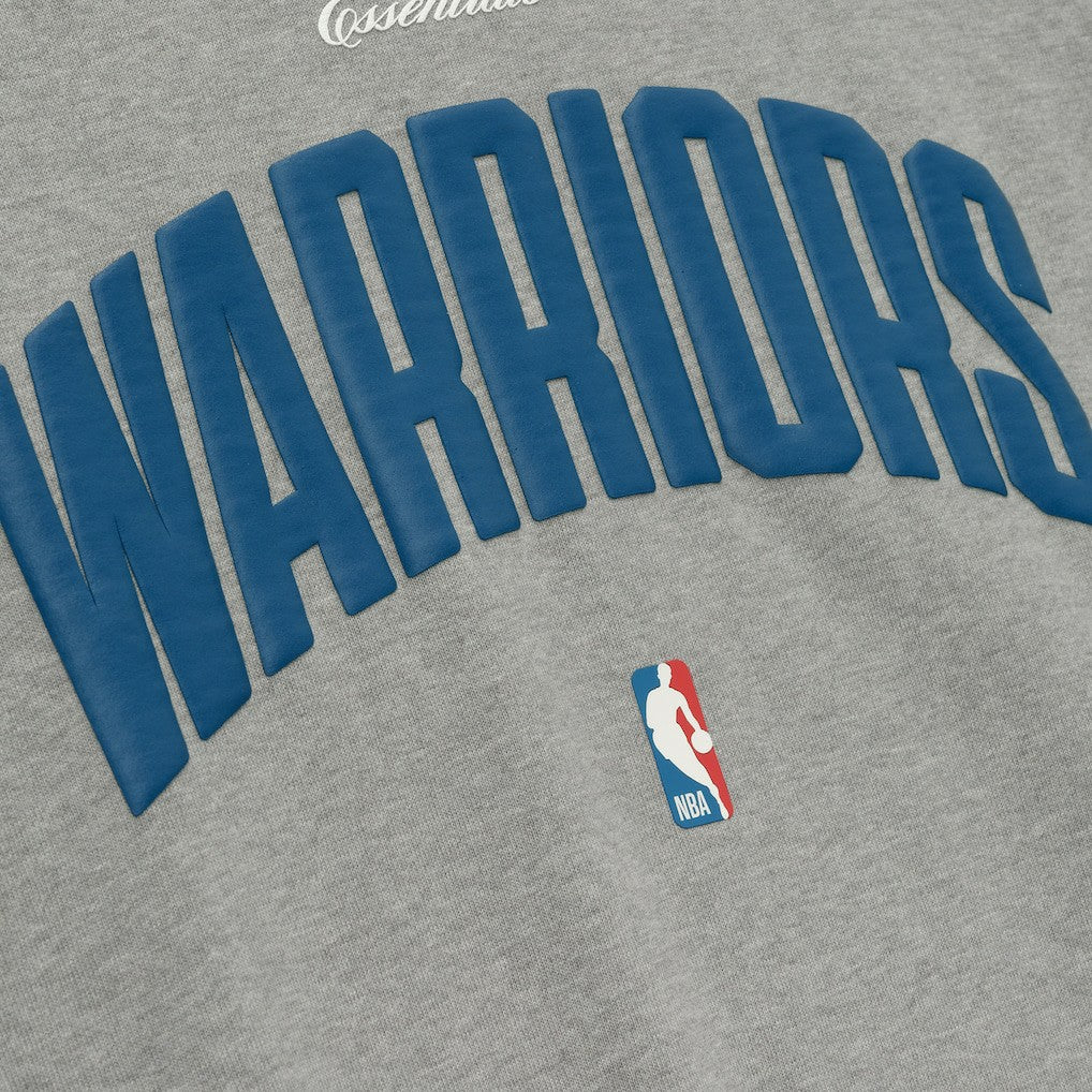 Heather Gray Golden State Warriors Fear of God x NBA Unisex 90's T-Shirt sale | NBA