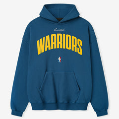 Blue Golden State Warriors Fear of God x NBA Unisex 90's Hoodie | NBA