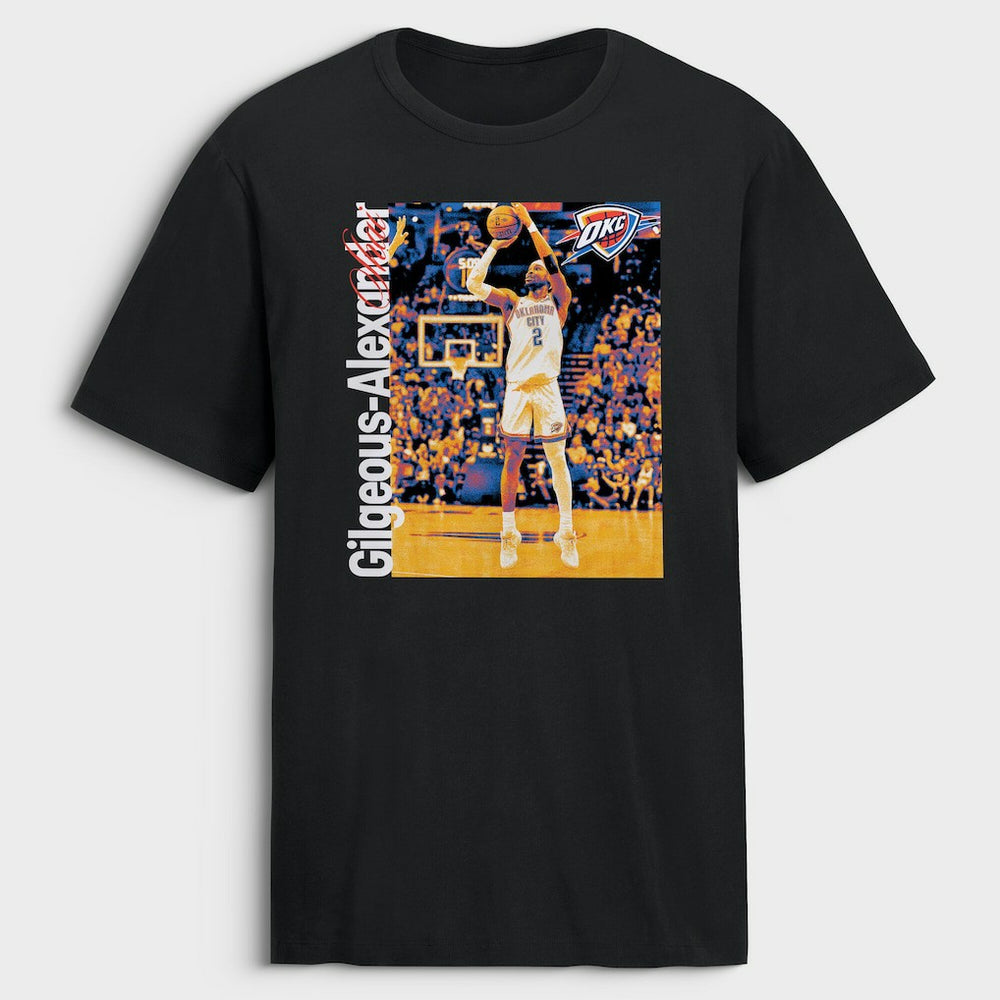 Black Shai Gilgeous-Alexander Oklahoma City Thunder Legacy T-Shirt | NBA