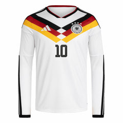 Jamal Musiala Germany National Team 2026 Home Replica Long Sleeve Jersey