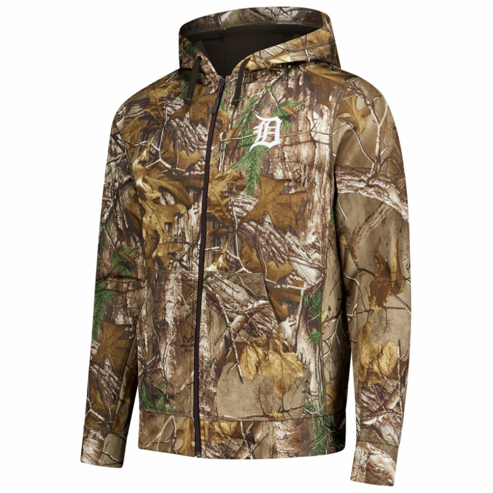 Detroit Tigers Dunbrooke Trophy Realtree Full-Zip Hoodie - MLB Hoodies