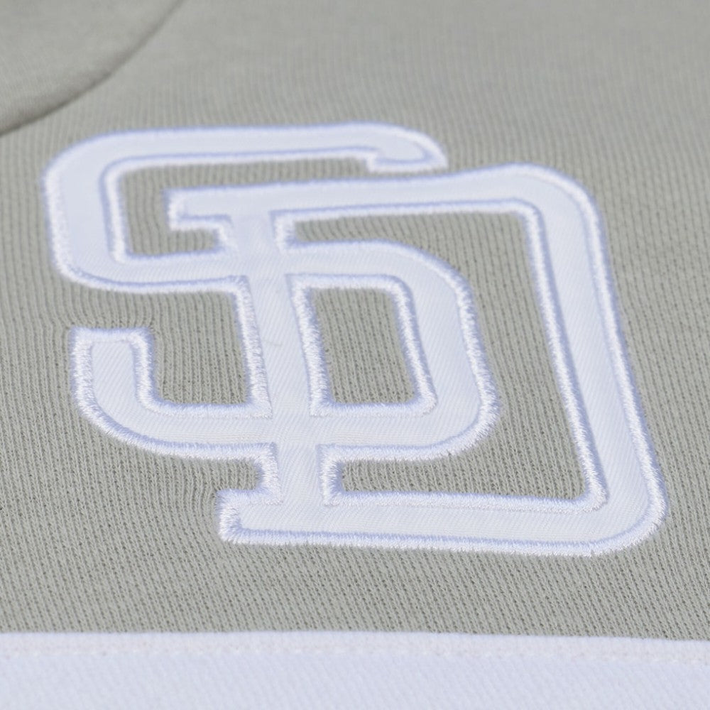 San Diego Padres Mitchell & Ness Cooperstown Collection Thunderstorm Head Coach Hoodie - MLB Hoodies