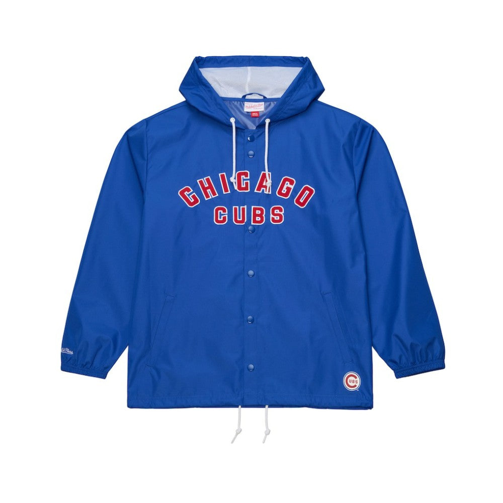 Chicago Cubs Mitchell & Ness Full-Snap Hooded Coaches Jacket - MLB Jackets