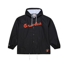Baltimore Orioles Mitchell & Ness Full-Snap Hooded Coaches Jacket - MLB Jackets