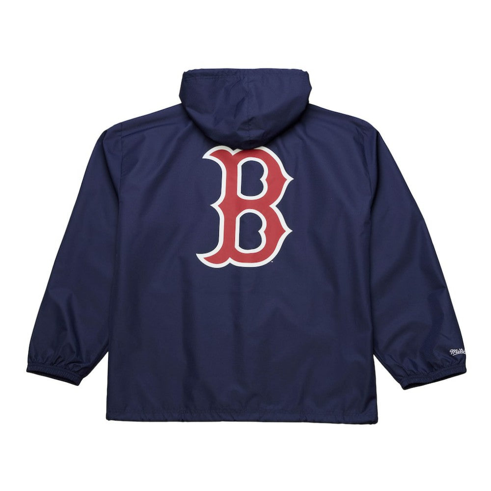 Boston Red Sox Mitchell & Ness Full-Snap Hooded Coaches Jacket - MLB Jackets
