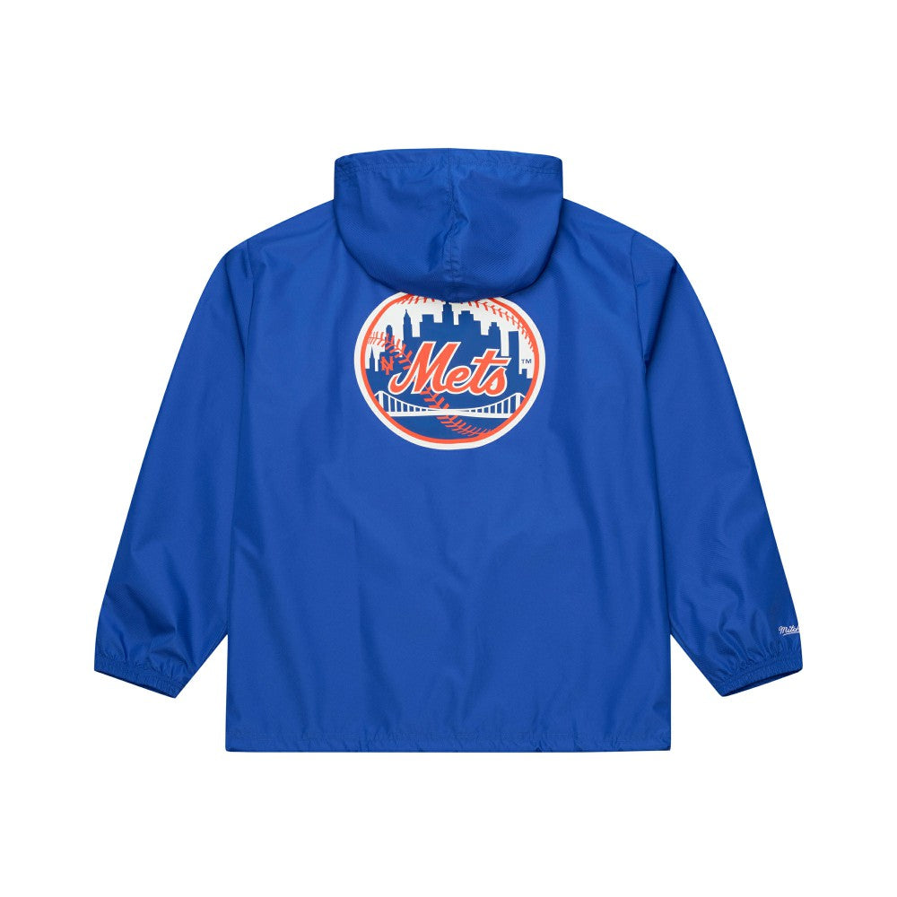 New York Mets Mitchell & Ness Full-Snap Hooded Coaches Jacket - MLB Jackets