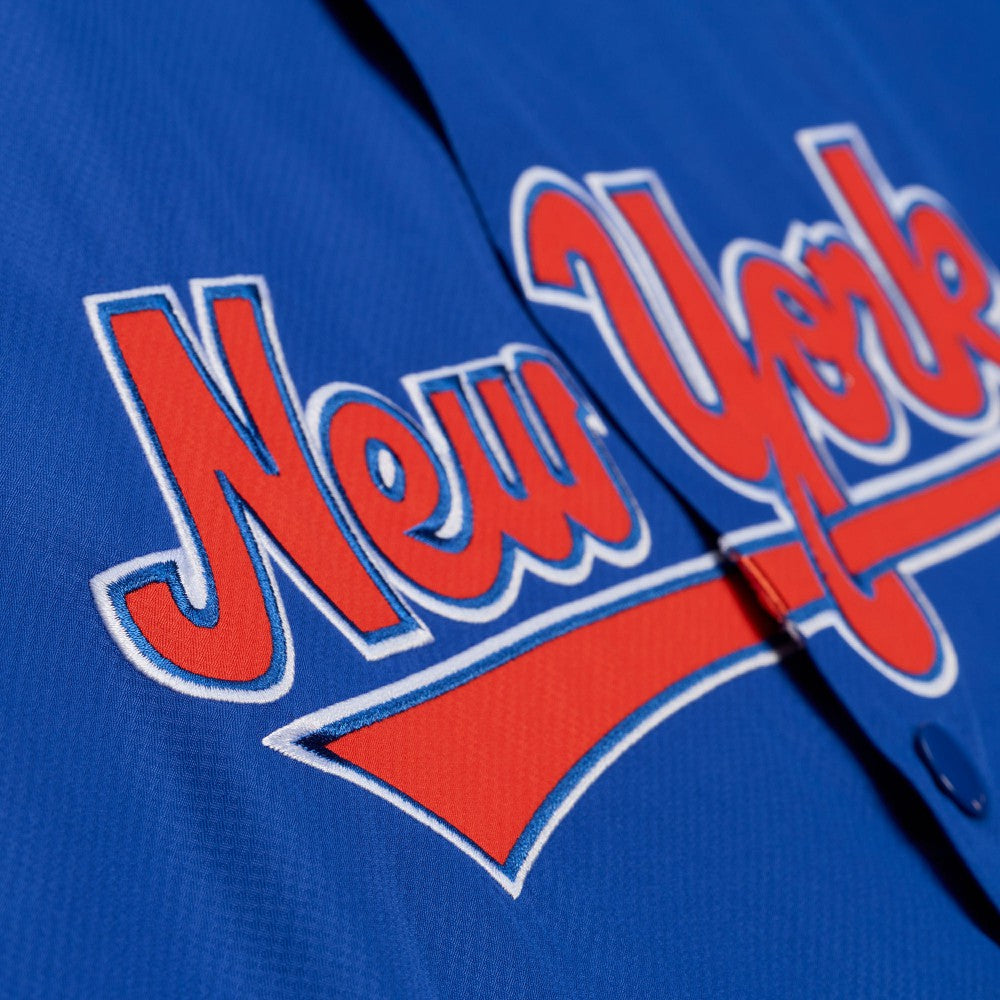 New York Mets Mitchell & Ness Full-Snap Hooded Coaches Jacket - MLB Jackets