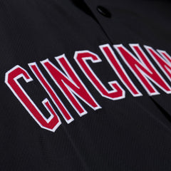 Cincinnati Reds Mitchell & Ness Full-Snap Hooded Coaches Jacket - MLB Jackets