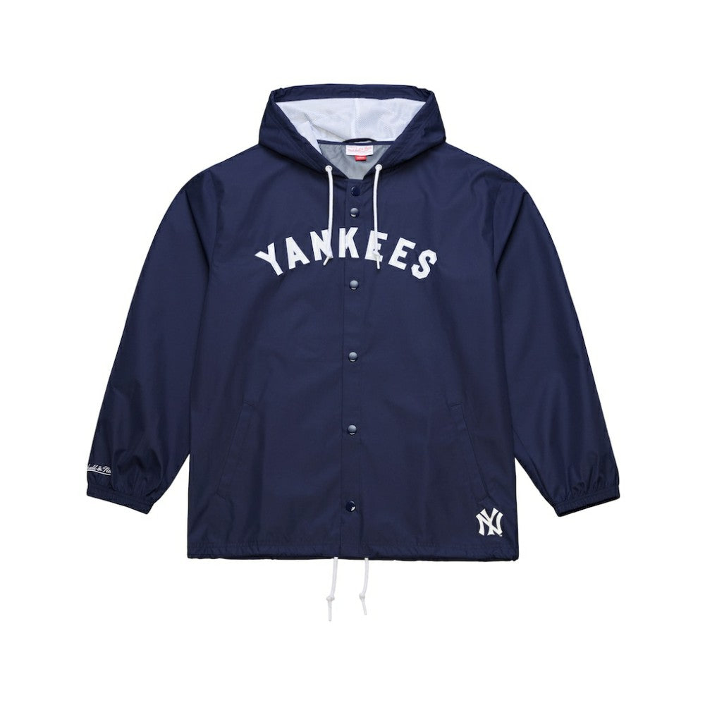 New York Yankees Mitchell & Ness Full-Snap Hooded Coaches Jacket - MLB Jackets