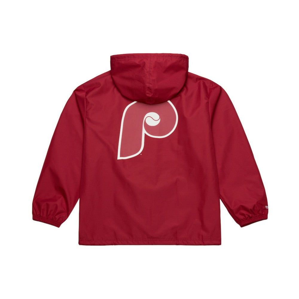 Philadelphia Phillies Mitchell & Ness Full-Snap Hooded Coaches Jacket - MLB Jackets