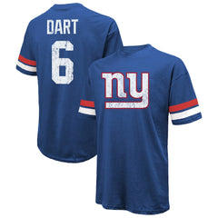 New York Giants Jaxson Dart  Majestic Threads Oversized T-Shirt | NFL Hot