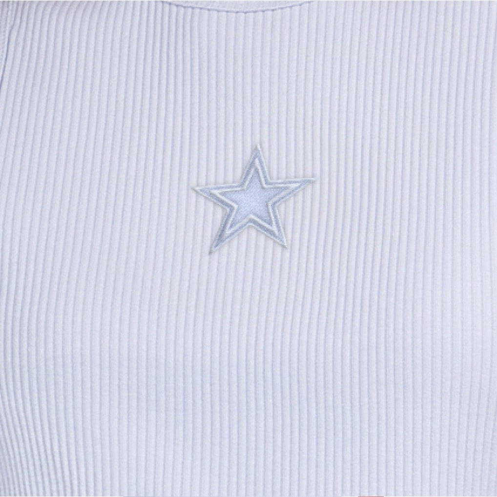 Dallas Cowboys Starter Women's Travel Pastels Cropped Tank | NFL New