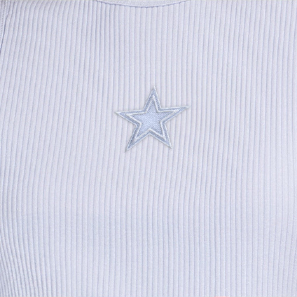 Dallas Cowboys Starter Women's Travel Pastels Cropped Tank | NFL New