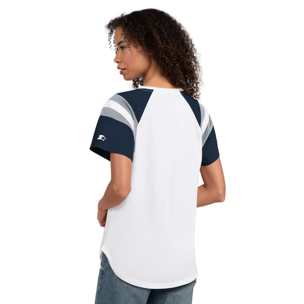 Dallas Cowboys Starter Women's Game On Notch Neck T-Shirt | NFL US