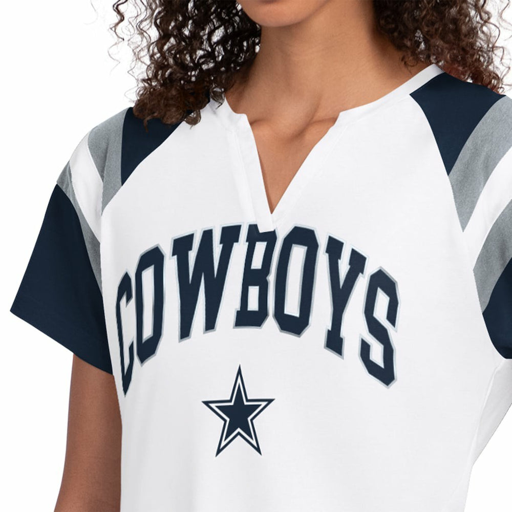 Dallas Cowboys Starter Women's Game On Notch Neck T-Shirt | NFL US