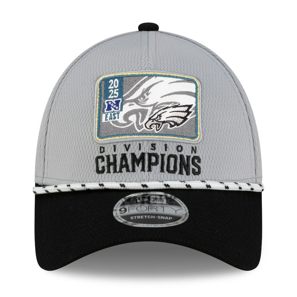 Philadelphia Eagles 2025 NFC East Division Champions Locker Room Trophy Collection 9FORTY Adjustable Hat | NFL Online