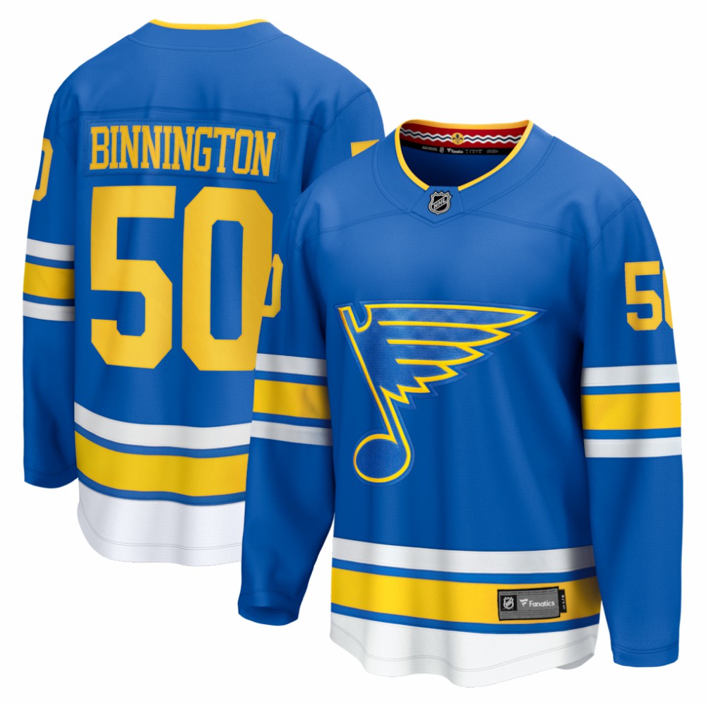 Jordan Binnington St. Louis Blues Fanatics Home Breakaway Jersey -  NHL Jerseys