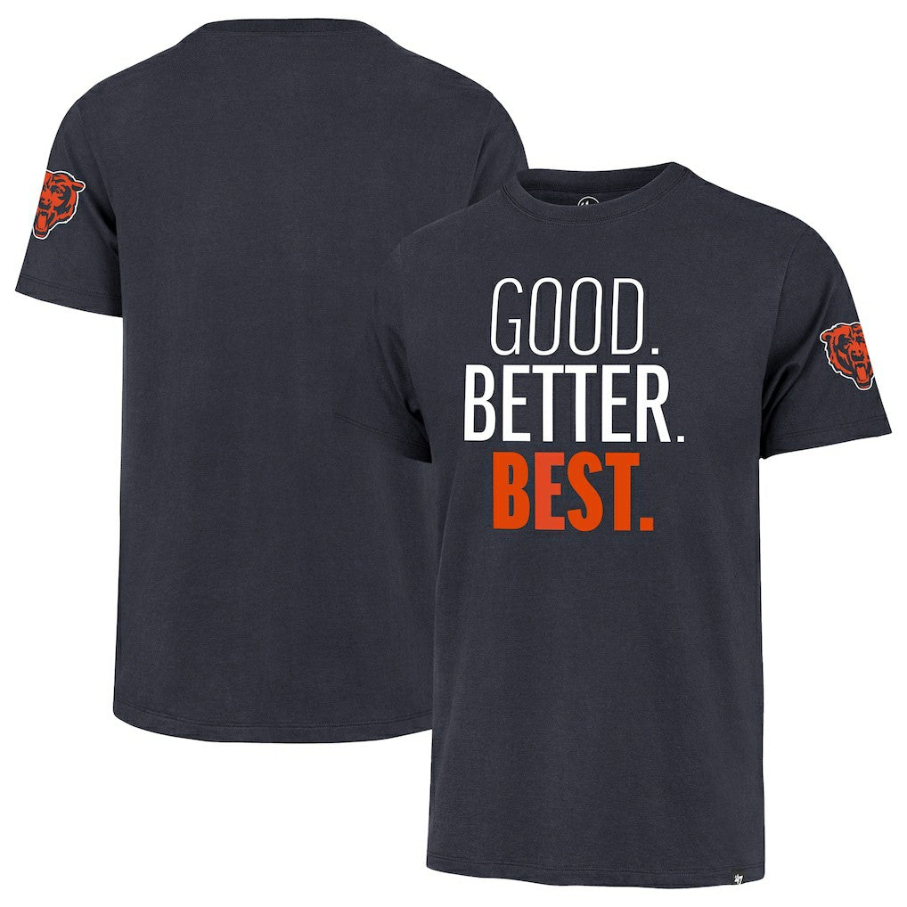 Chicago Bears '47 Good. Better. Best. Franklin T-Shirt | NFL US