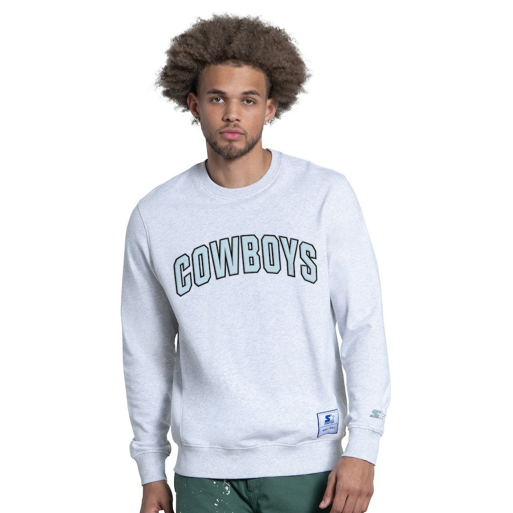 Dallas Cowboys Starter Faceoff Fleece Sweatshirt | NFL Outlet