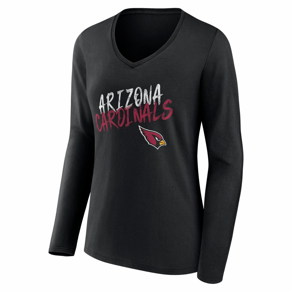 Arizona Cardinals Women's Hustle Long Sleeve V-Neck T-Shirt | NFL US