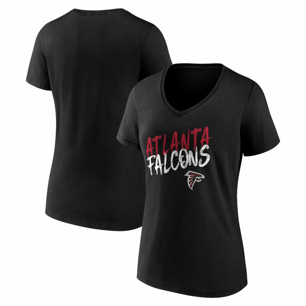 Atlanta Falcons Women's Hustle V-Neck T-Shirt | NFL On sale