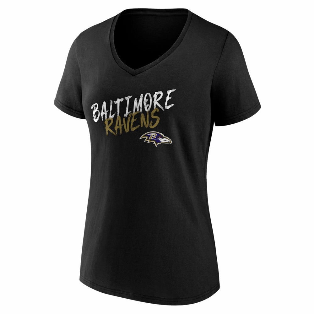 Baltimore Ravens Women's Hustle V-Neck T-Shirt | NFL Hot