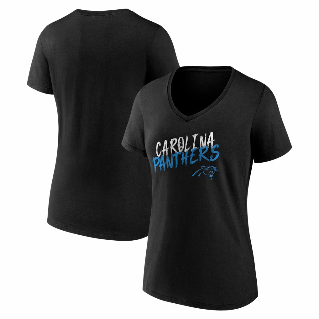 Carolina Panthers Women's Hustle V-Neck T-Shirt | NFL New