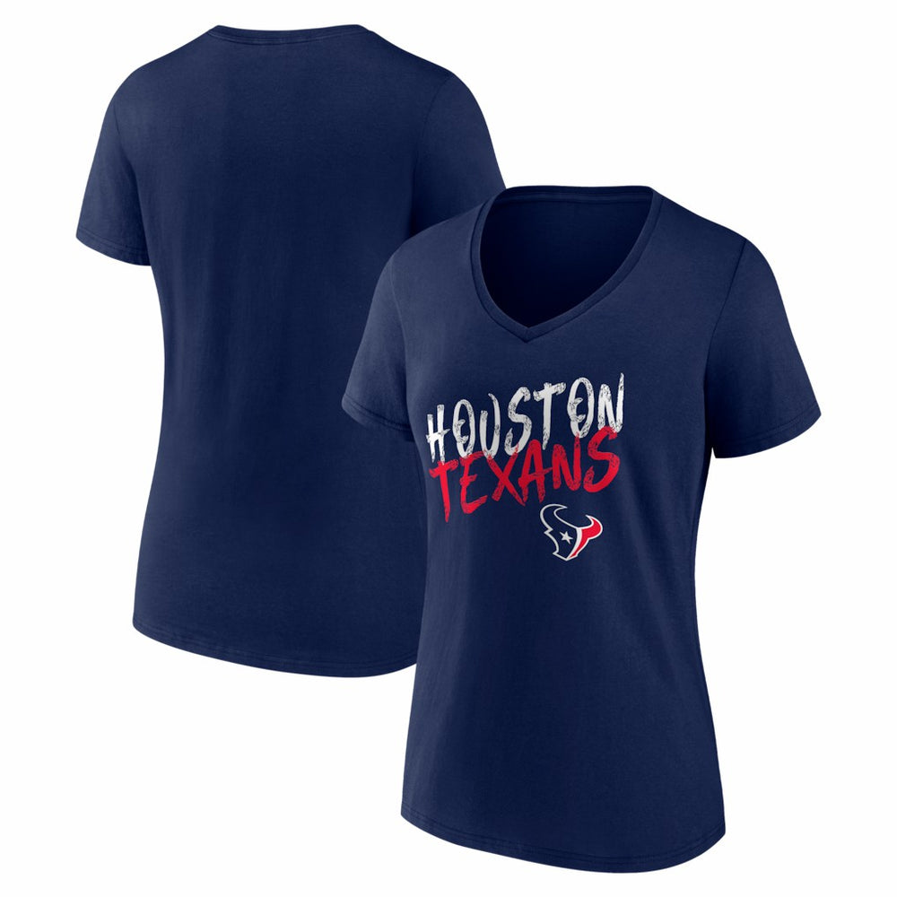Houston Texans Women's Hustle V-Neck T-Shirt | NFL On sale