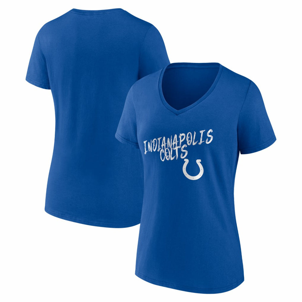 Indianapolis Colts Women's Hustle V-Neck T-Shirt | NFL US