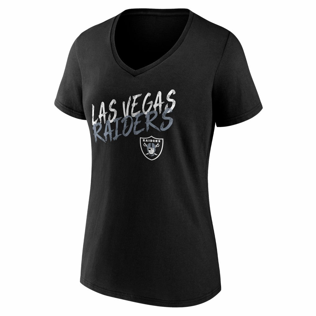 Las Vegas Raiders Women's Hustle V-Neck T-Shirt | NFL Outlet