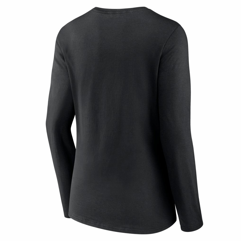 New Orleans Saints Women's Hustle Long Sleeve V-Neck T-Shirt | NFL Online