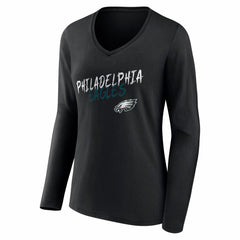 Philadelphia Eagles Women's Hustle Long Sleeve V-Neck T-Shirt | NFL On sale